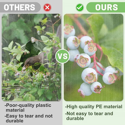 Garden Plant Insect Protection Net – Anti-Bird & Pest Control Cover for Vegetables, Fruits, and Greenhouse Use