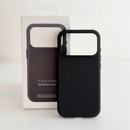 Luxury TechWoven MagSafe Case - Magnetic Wireless Charging Cover for iPhone 11-18 Pro Max