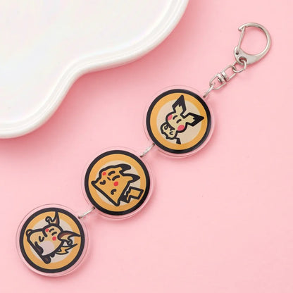 Anime Acrylic Keychain – Cute Cartoon Car Bag Pendant, Creative Gift for Friends & Fans, Fun Keyring Charm