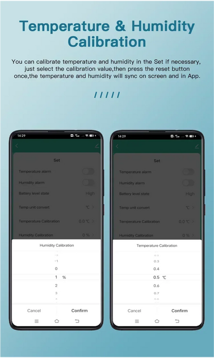 Tuya WiFi Temperature & Humidity Sensor — Smart Life Backlight Hygrometer Thermometer, Compatible with Alexa & Google Home