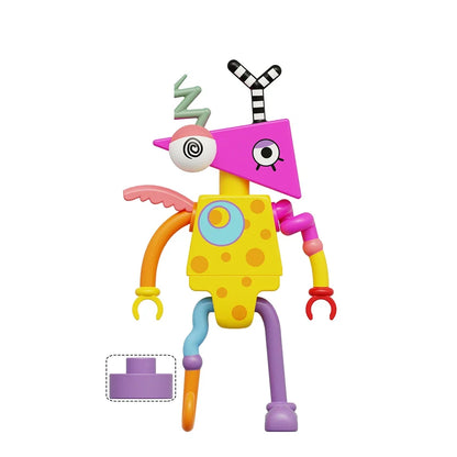 The Amazing Digital Circus Assembly Doll Set - 8-Piece Magical Digital Character Toy Collection