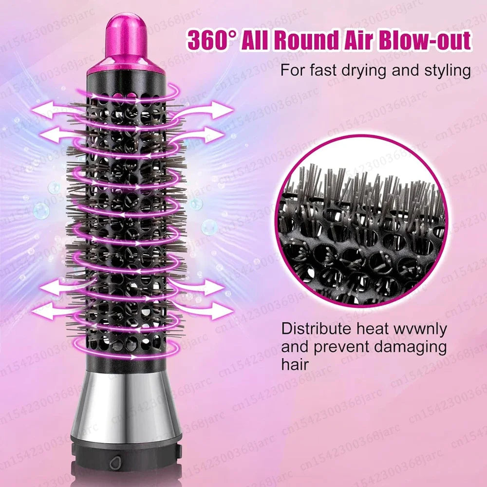 Hair Styler Nozzle for Dyson Airwrap HS01/HS05 – Multi Hair Curler & Smoothing Brush Accessory