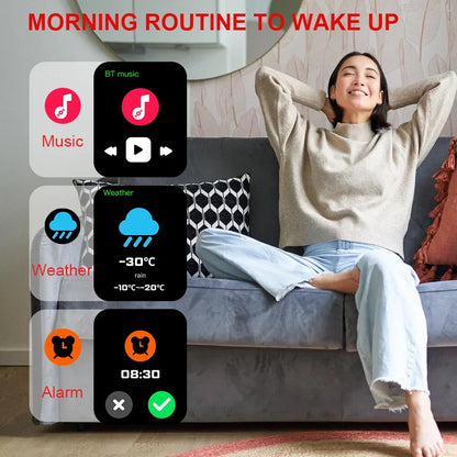 LAXASFIT H9 Promax Smartwatch – Bluetooth Call Answering, Heart Rate & SpO2 Monitoring, Calorie Tracking Fitness Watch