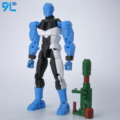 9L3D Superman & Batman Action Figures – Multi-Jointed Poseable LUCKY13 Titan13 Collectible Hero Toys