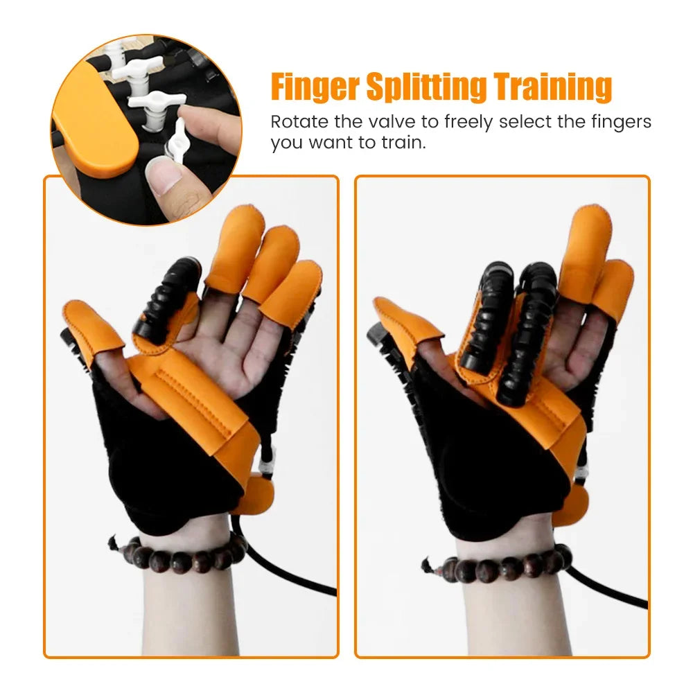 Hand Rehabilitation Robot Glove – Stroke Recovery Finger Training Device for Hemiplegia & Hand Therapy Exercises