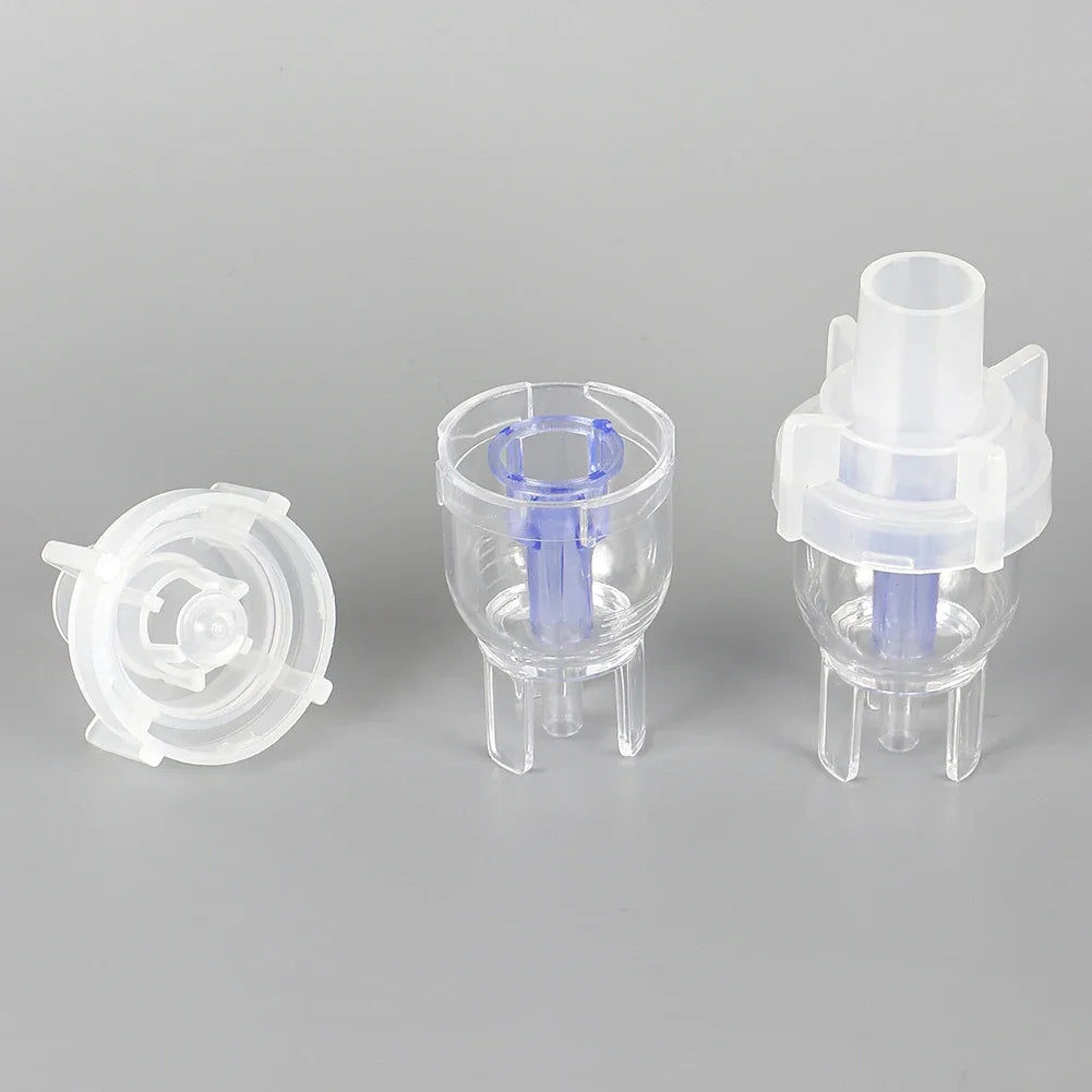 Nebulizer Inhaler Parts – Medicine Tank Cup & Compressor Atomizer Spray Injector, Non-Toxic PP Material Healthcare Accessory