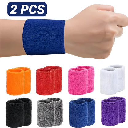 8×10CM Sports Wristbands – Tennis, Basketball & Volleyball Sweat Bands, Fitness Wrist Guard Wraps