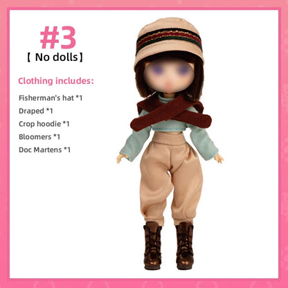 Lady Doolli 1/12 BJD Dolls Blind Box – 15cm Ob11 Mystery Anime Figure Toy, Kawaii Designer Gift