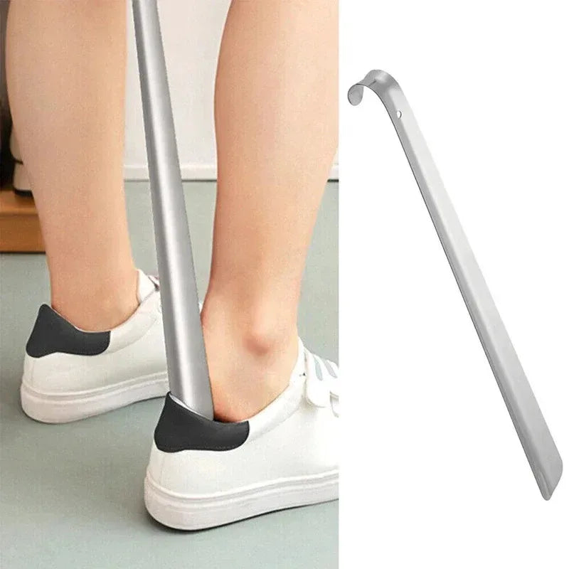 52cm Extra Long Stainless Steel Shoehorn – Silver Metal Shoe Remover and Lifter Aid Tool