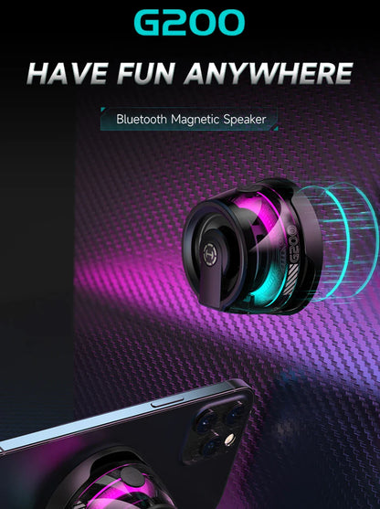 Edifier HECATE G200 Portable Bluetooth Speaker – RGB Lighting, BT5.3 Mini Sound Box with 7-Hour Playback & Phone Holder