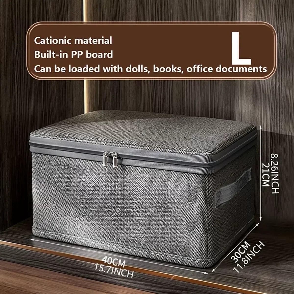 Large Capacity Storage Box with Compartments - Quilt, Bra and Underwear Organizer