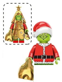 Christmas Building Blocks Toy Set – Santa Claus & Reindeer Action Figures Gift