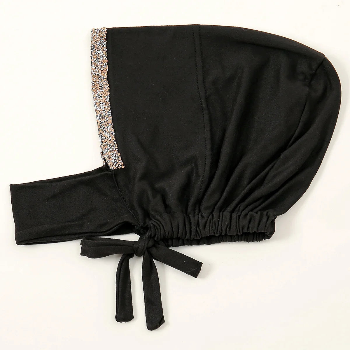 Women’s Modal Rhinestone Hijab Cap - Soft Muslim Turban Underscarf Bonnet for Secure Headwrap Styling