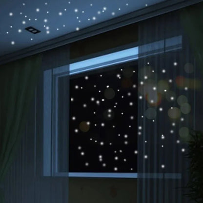 407PCS Glow in the Dark Luminous Wall Stickers - Stars Vinyl Decals for Kids Rooms & Party Decor