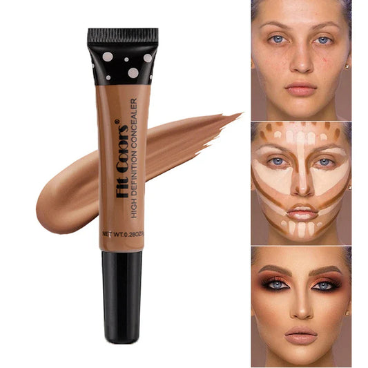 Nude Waterproof BB Cream Foundation – Oil-Control, Blemish-Covering, Long-Lasting Brightening Concealer Base
