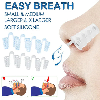Anti-Snore Nose Clip – 1/2/4/8pcs Sleep Aid Apnea Breathe Device to Stop Snoring