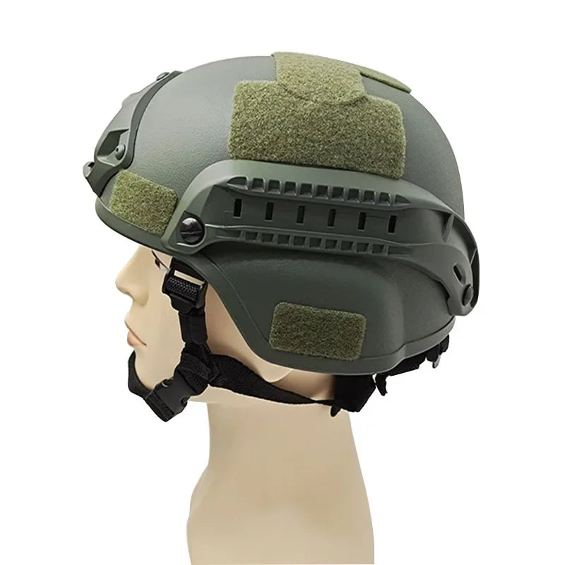 FAST MICH2000 Tactical Helmet - Protective Outdoor Helmet for Airsoft, Paintball & Riding