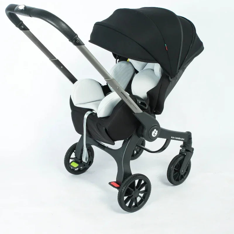 2025 New 4-in-1 Baby Stroller — Luxury Foldable Multifunctional Carriage & Portable Pram