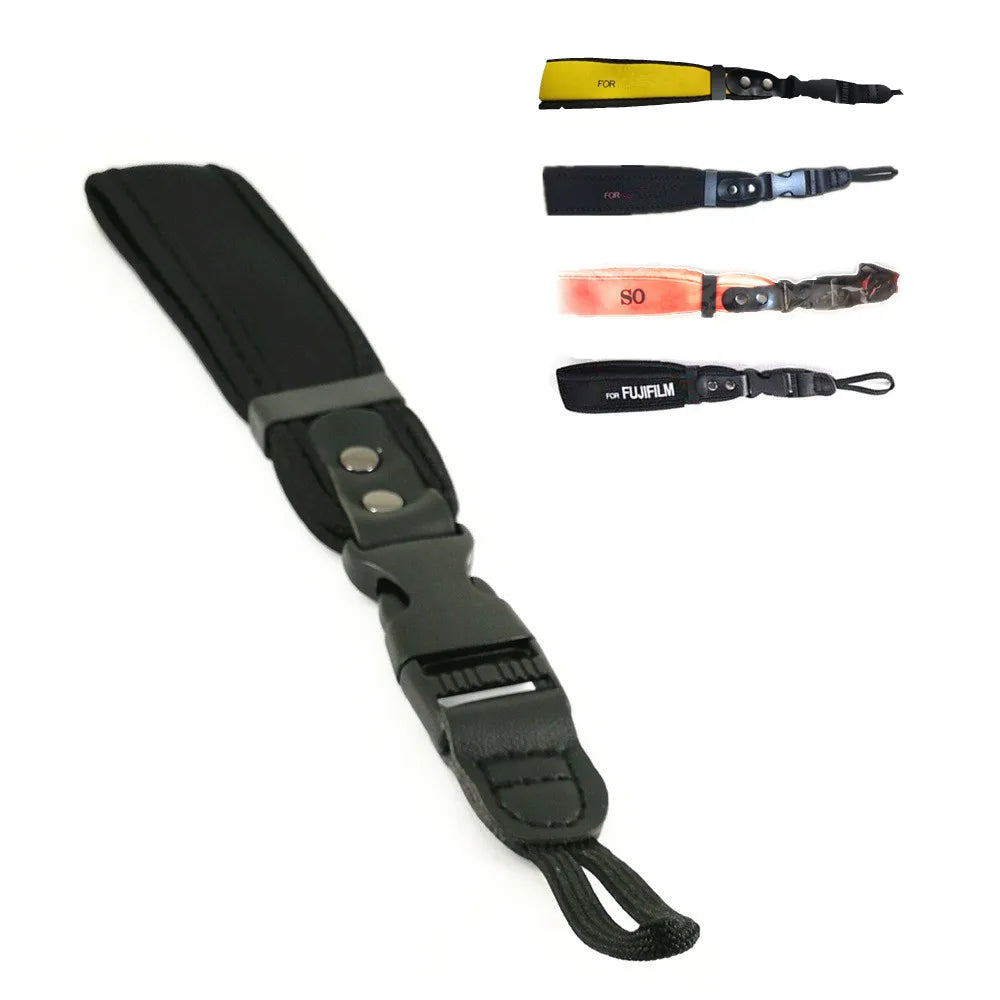 Neoprene Quick-Detach Wrist Strap for DSLR Cameras – Compatible with Canon, Nikon, Sony & Fujifilm