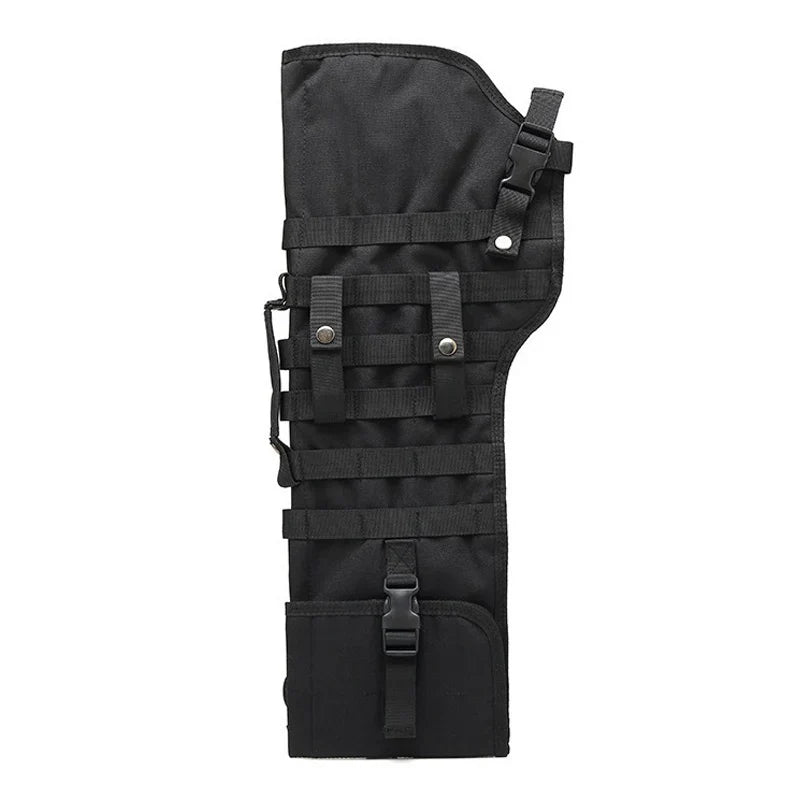 Tactical MOLLE Rifle Scabbard Backpack – Outdoor Hunting Shoulder Shotgun Storage Bag Holster Case for M4, AK & Long Firearms