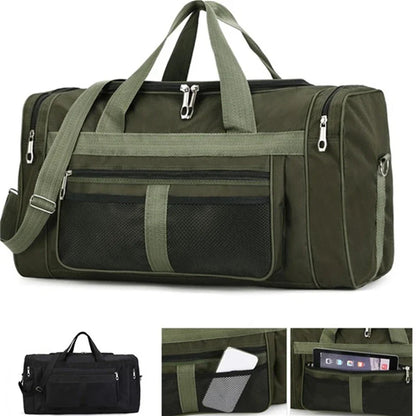 Nylon Travel Duffel Bag for Women & Men – Large Capacity Carry-On, Weekender, Gym & Overnight Sport Tote