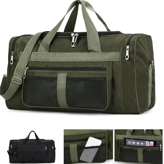 Nylon Travel Duffel Bag for Women & Men – Large Capacity Carry-On, Weekender, Gym & Overnight Sport Tote