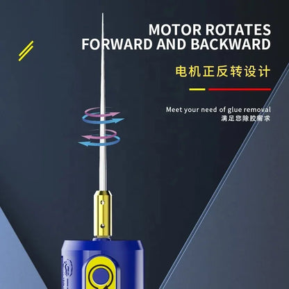 MECHANIC IR10 Pro IR13 IR14 IR16 Electric OCA Glue Removal Tool – Rechargeable Phone Screen Cleaning, Grinding & Polishing Tool