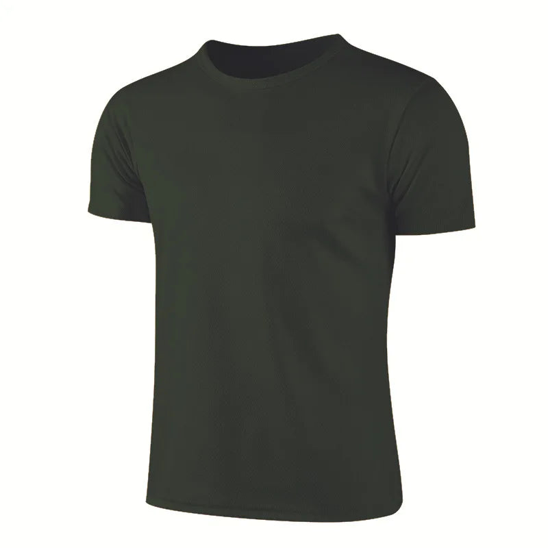 Men & Women Quick Dry Sports T-Shirt - Breathable Short Sleeve Gym, Running & Fitness Training Jersey