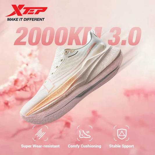 Xtep 2000KM 3.0 Women’s Running Shoes - Lightweight Cushioned Sneakers for Training & Jogging