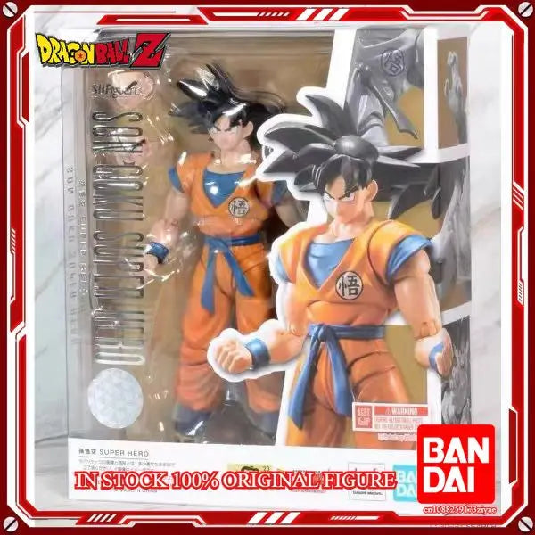Original Bandai Dragon Ball Z S.H.Figuarts — Super Saiyan God Blue Son Goku Action Figure Model Toy