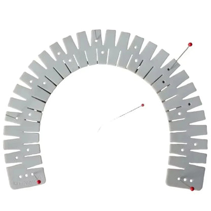 Silicone Hemmer Sewing Tool – Flexible Hem Ruler with Marking Holes for DIY Sewing & Crafting Gifts