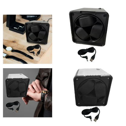Vertical Watch Winder Box – Silent Motor, Automatic Rotator, Mechanical Watch Display & Organizer
