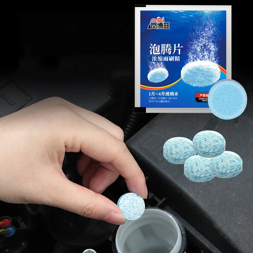 Auto Wiper Glass Cleaner | Effervescent Solid Tablets for Car Windscreen & Windshield Cleaning   2/2