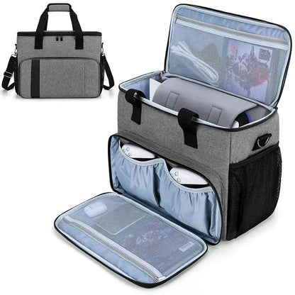 Carrying Bag for PS5/PS4/Xbox/Nintendo Switch – 15.6" Laptop & Game Console Storage Handbag