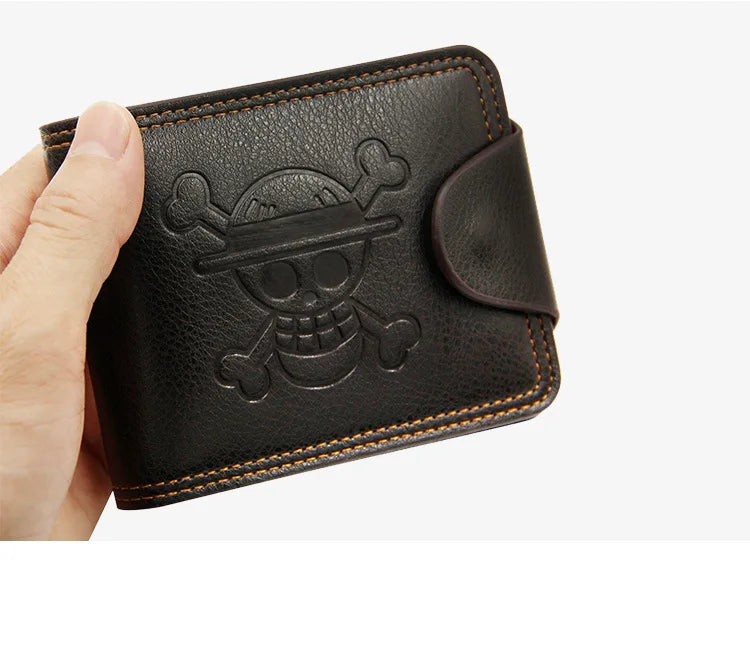 Men's Short Bifold Wallet – Slim Faux Leather Business Card Holder, Billfold Purse Clutch for ID & Credit Cards