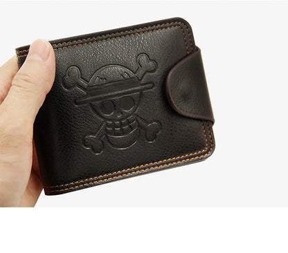 Men's Short Bifold Wallet – Slim Faux Leather Business Card Holder, Billfold Purse Clutch for ID & Credit Cards
