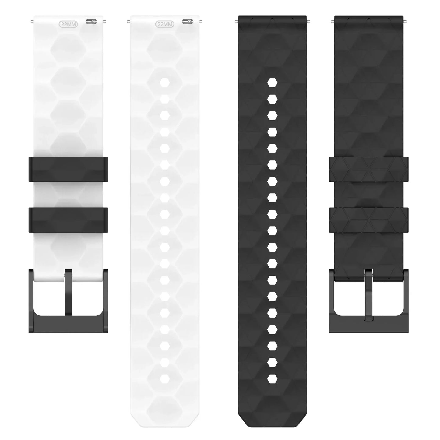 20mm/22mm Silicone Strap for Samsung Galaxy Watch 7/6/5/4 & Huawei GT3/4Pro – Universal Band for Classic Gear S3
