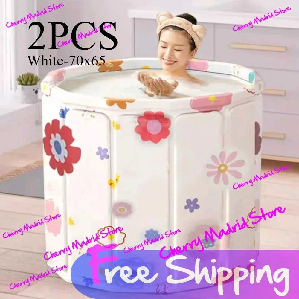 Foldable Baby Bath Tub – Newborn Set for Hot & Ice Bath, Foot Spa, Outdoor Camping, Vehicle-Mounted & Pet Use
