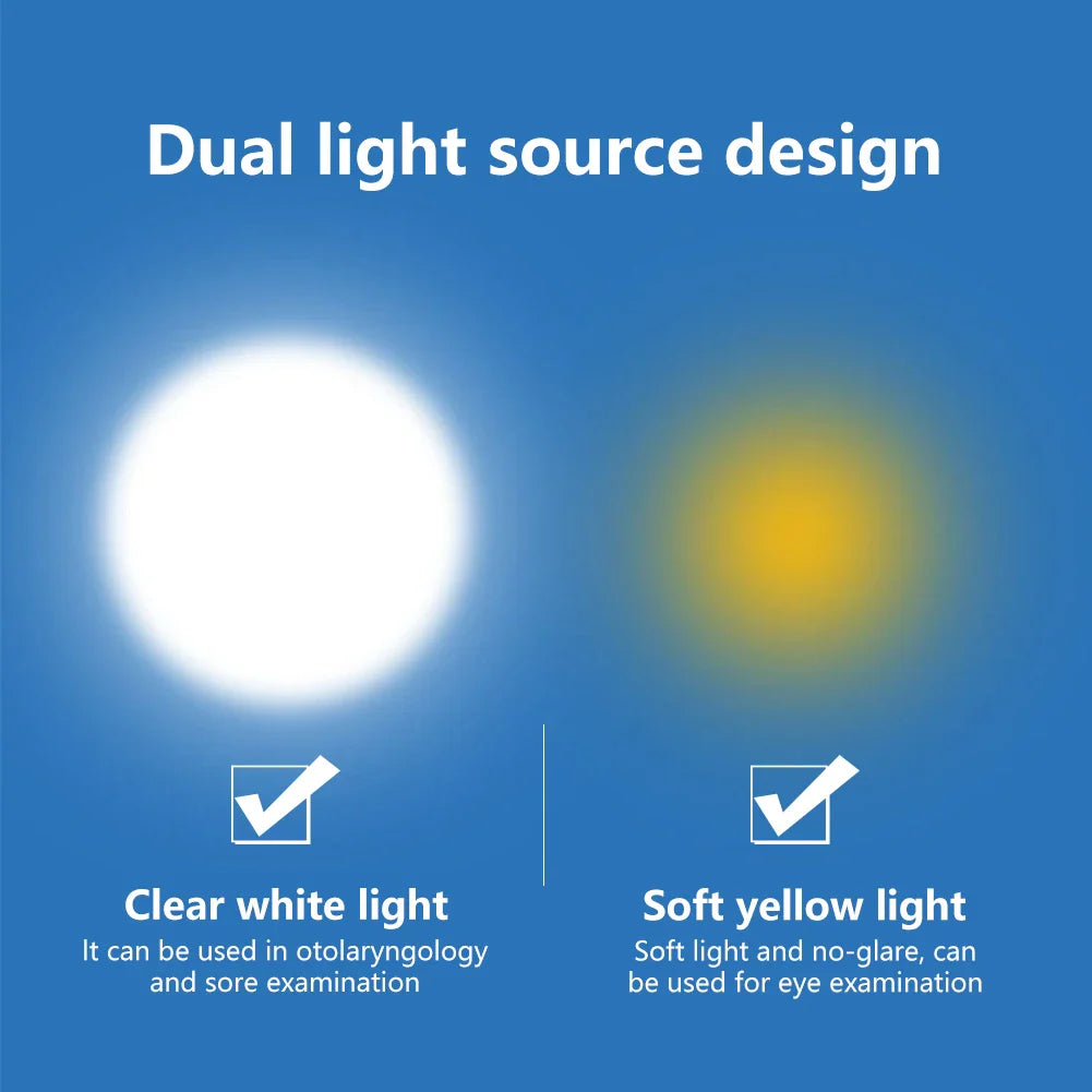 USB Rechargeable Medical Pen Light | Mini Nursing LED Flashlight with Stainless Steel Pocket Clip