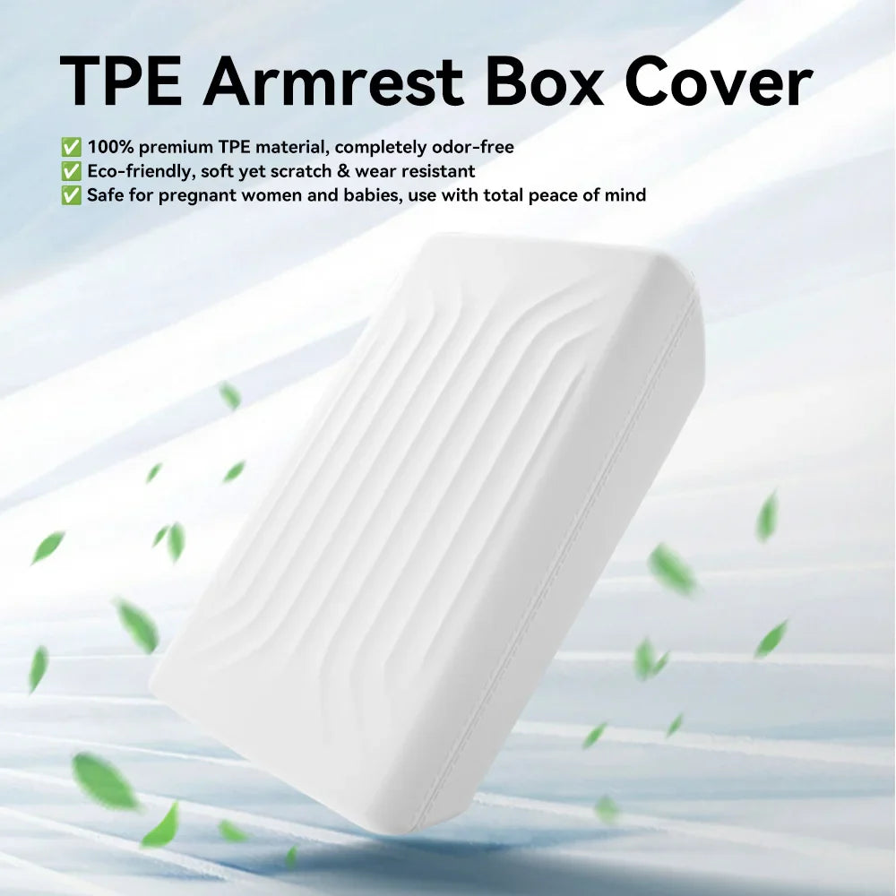 Tesla Model Y Juniper Armrest Pad 2026 TPE Center Console Cover Soft Protective Armrest Box Case Car Accessory