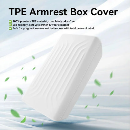 Tesla Model Y Juniper Armrest Pad 2026 TPE Center Console Cover Soft Protective Armrest Box Case Car Accessory