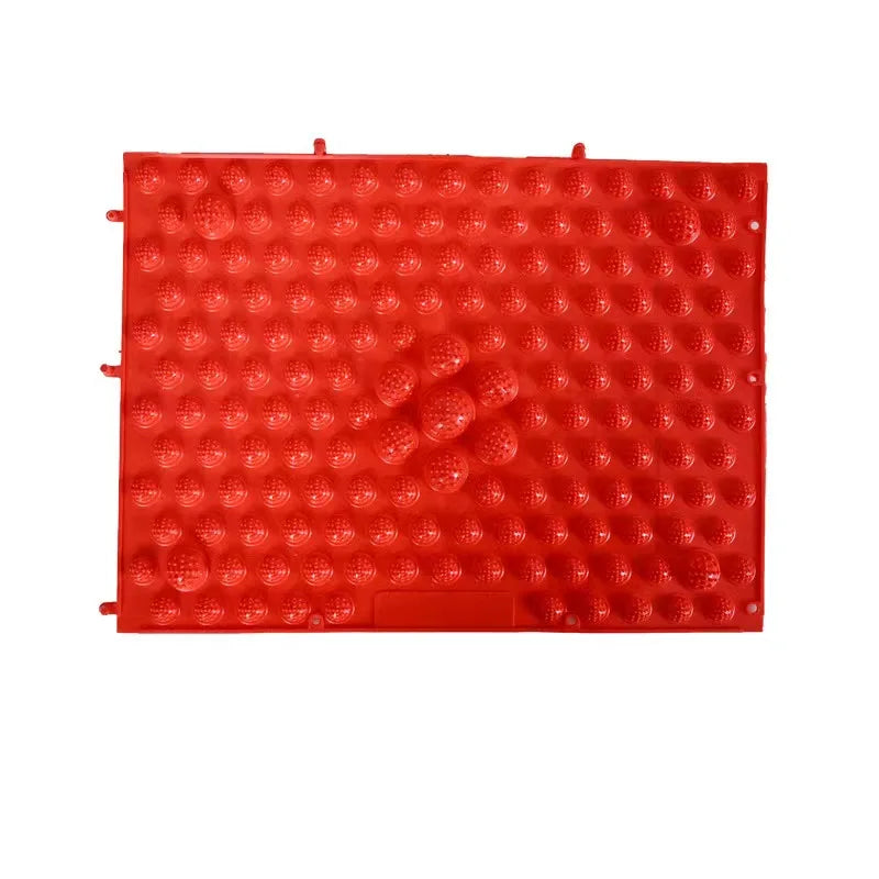 Reflexology Foot Massage Spike Mat — Yoga Cushion Pad for Anti-Stress, Blood Circulation & Toe Pressure Therapy