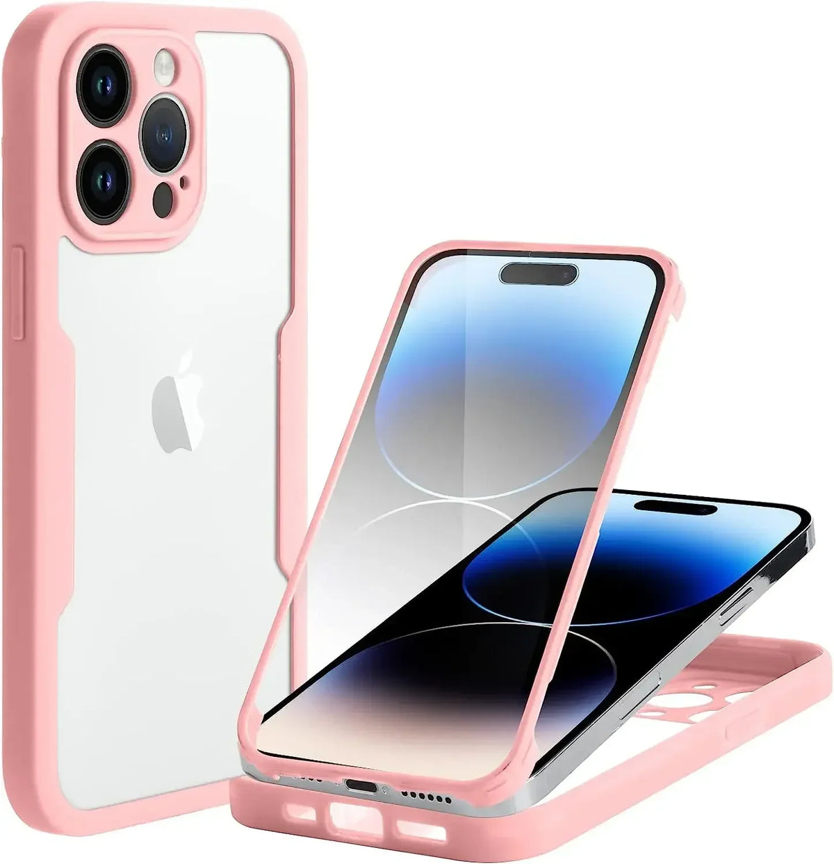 360° Full Body iPhone Case - Double-Sided Screen Protector Cover for iPhone SE 2020, SE 2022, 8 & 7