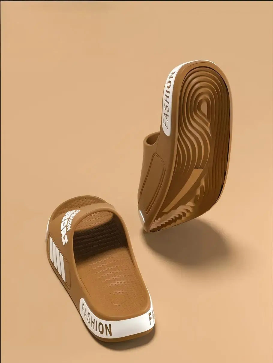 Men’s & Women’s Large Size EVA Slippers — Trendy Non-Slip Outdoor Summer Slippers for Students & Couples