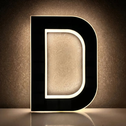 Solar LED House Number Light - Waterproof Light-Up Address Sign for Outdoor Home Decor