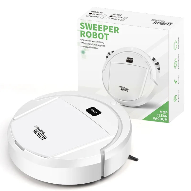 2024 Smart Robot Vacuum Cleaner – Automatic Dry & Wet Cleaning, Intelligent Charging for Home