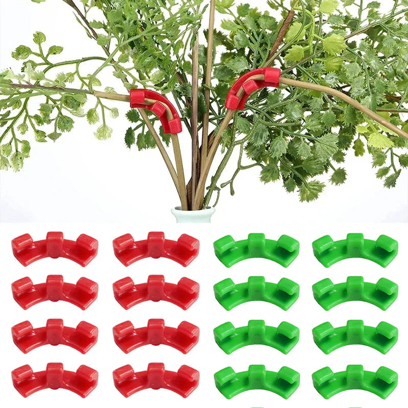 10-50pcs 90 Degree Plant Benders - Growth Manipulation Tutors and Clips for Bending Twigs, Branches, and Plant Training Accessories