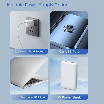 Portable Insulin Cooler Box - USB Rechargeable Cooling Cup with LCD Display & Automatic Temperature Control