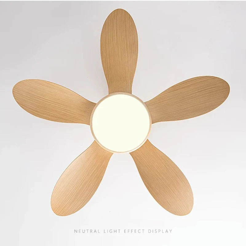 52-inch Modern LED Ceiling Fan — 60W Low Floor DC Motor, 35W Light, Remote Control, 110-220V