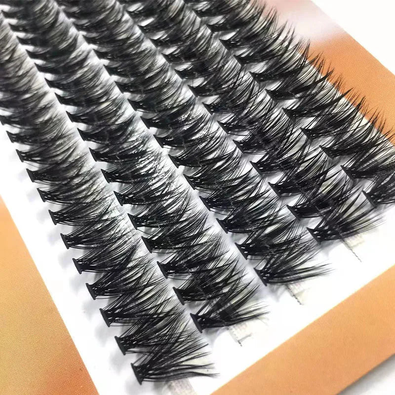 100Pcs Individual Eyelash Clusters (10D/20D/30D/40D) – C/D/DD Natural False Eyelash Extensions Lash Grafting Bunch Set